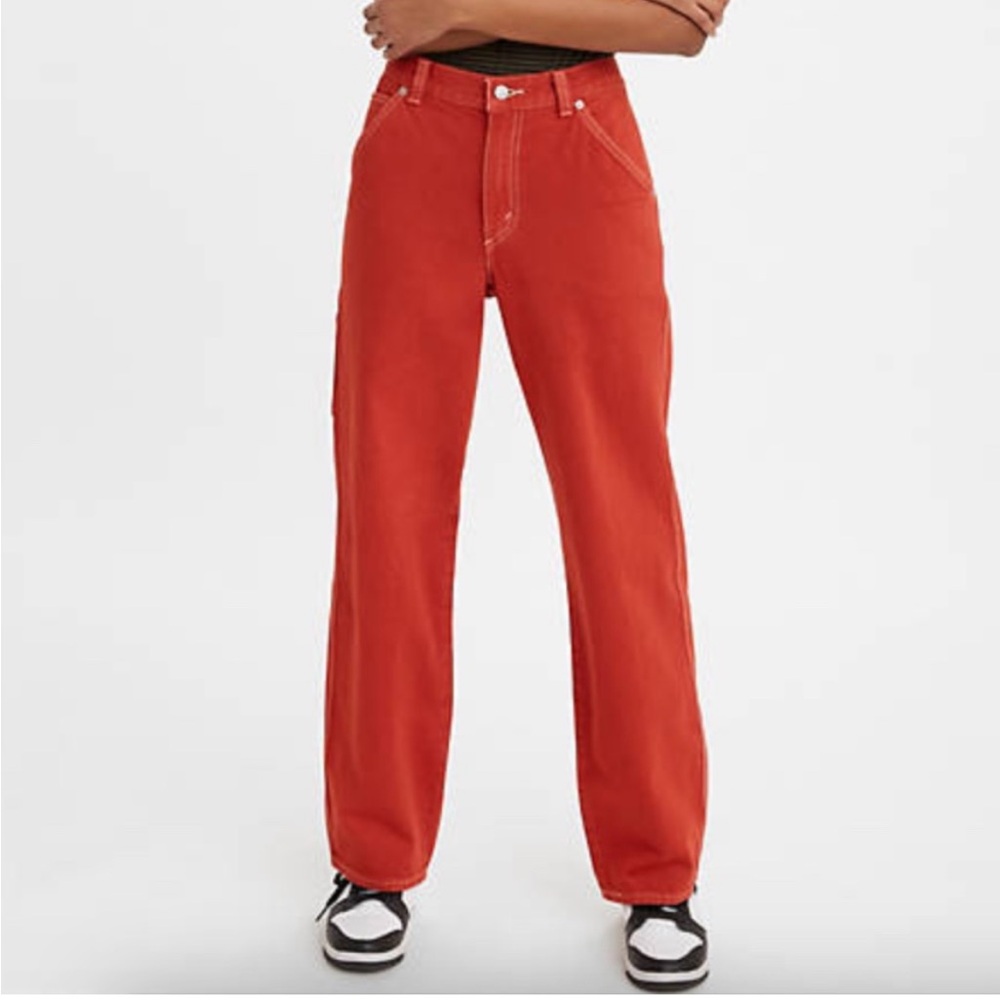 Levi’s dad utility pants (red cargo jeans) - 29 x 30
